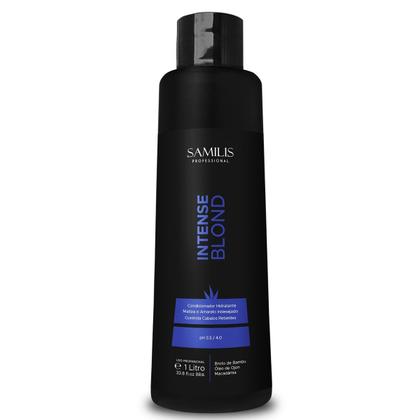 Imagem de Escova progressiva perfect blonde sanliss mascara de alisamento violeta matizadora 1000ml