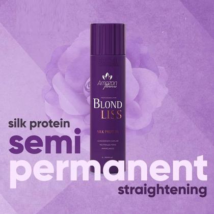 Imagem de Escova progressiva perfect gold terapia loira alisamento amazon flowers 1000ml