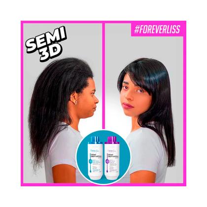 Imagem de Escova Progressiva Semi Definitiva 3D Forever Liss 300ml