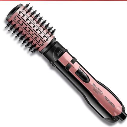 Imagem de Escova Rotativa Elétrica de cabelo ceramic íon Turbo 1200W kit 4 em1 com Difusor e Modelador ER-10