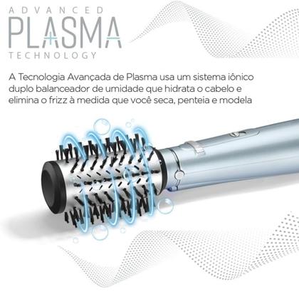 Imagem de Escova Rotativa Hot Air Hydro Fusion 127v Seca Alisa e Modela 550W Conair