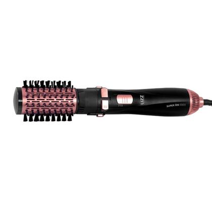 Imagem de Escova Rotativa Lizz 5 em 1 Super Íon 3000, 1300W, Preto/Rose, 127V