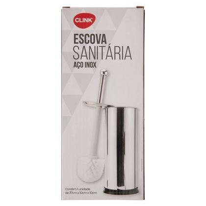 Imagem de Escova Sanitária com Suporte e Base Antiderrapante - Inox