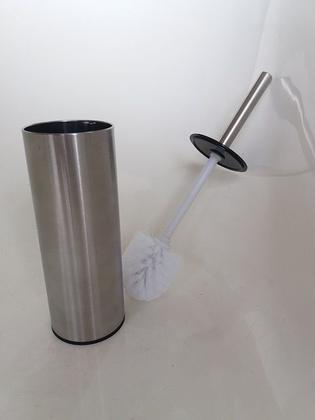 Imagem de Escova sanitária com suporte  inox escovado