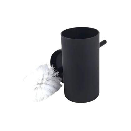 Imagem de Escova Sanitária Higienização Vaso Sanitário Suporte Preto Bold Ou