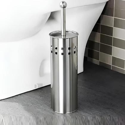 Imagem de Escova Sanitária Inox Clink Para Vaso De Banheiro