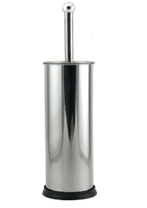 Escova Sanitária Vassoura Vaso Aço Inox Suporte Banheiro Limpeza - Clink Imagem de Escova Sanitária Vassoura Vaso Aço Inox Suporte Banheiro Limpeza
