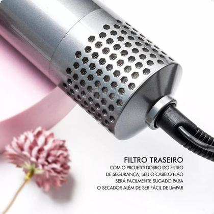 Imagem de Escova Secadora 5 em 1: Estilo Profissional sem Complicações 110V