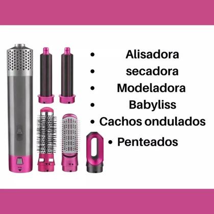 Imagem de  Escova Secadora 5 Funções Multiuso - Kit 5 em 1