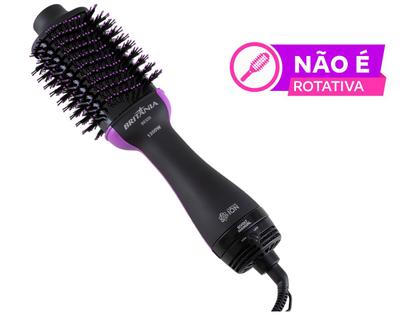 Imagem de Escova Secadora Britânia BES35 1300W 2 Velocidades 3 Níveis de Temperatura Tourmaline Íon