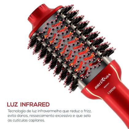 Imagem de Escova Secadora Britânia Soft 4 em 1 1300W Bivolt BES12 Bivolt