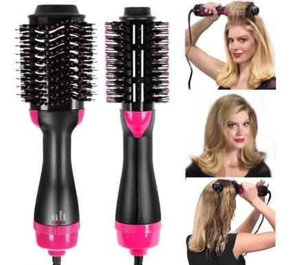 Imagem de Escova Secadora Cabelo Profissional Seca Alisa Modela 3Em1