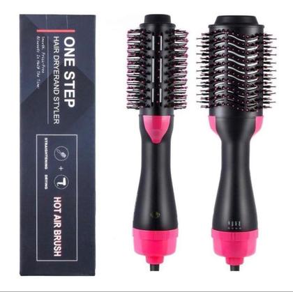 Imagem de Escova Secadora Cabelo Profissional Seca Alisa Modela 3Em1