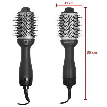 Imagem de Escova Secadora de Cabelo 5 em 1 Modeladora Alisadora e dá Brilho Della 110V/220V Bivolt Agratto