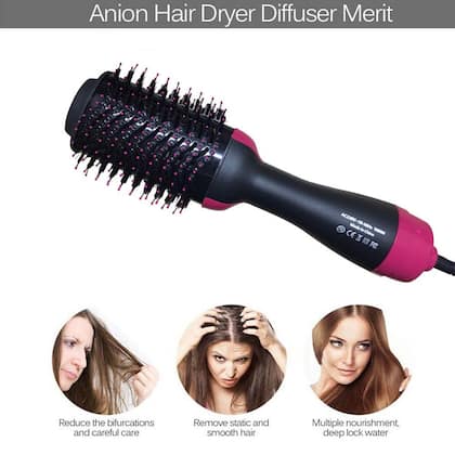 Imagem de Escova Secadora de Cabelo ar Quente one step 3 Em1 Hair Styler 110v