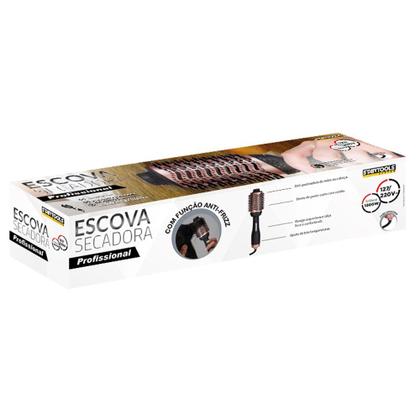 Imagem de Escova Secadora de Cabelo Profissional Bivolt 1300W