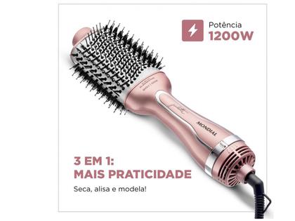 Imagem de Escova Secadora Mondial By Juliette ES-JU-01 1200W 3 Níveis de Temperaturas Cerâmica
