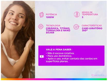 Imagem de Escova Secadora Mondial By Juliette ES-JU-02 1200W