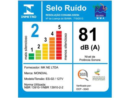 Imagem de Escova Secadora Mondial Golden Rose ES-02 1200W Turmalina