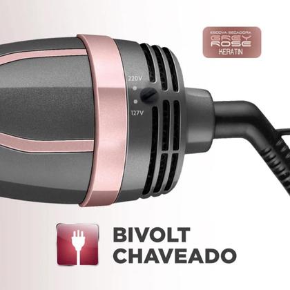 Imagem de Escova Secadora Mondial Keratin Bivolt - Es-11 1200W