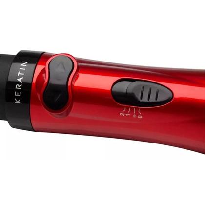 Imagem de Escova Secadora Rotativa Mondial ER11 Red Infinity Keratin 3 em 1 1000W Cabo 360 Vermelha - 110V