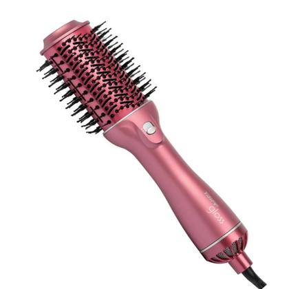 Imagem de Escova Secadora Taiff Gloss Rose 1200W, 3 Níveis de Velocidade e Temperatura 180ºc Bivolt