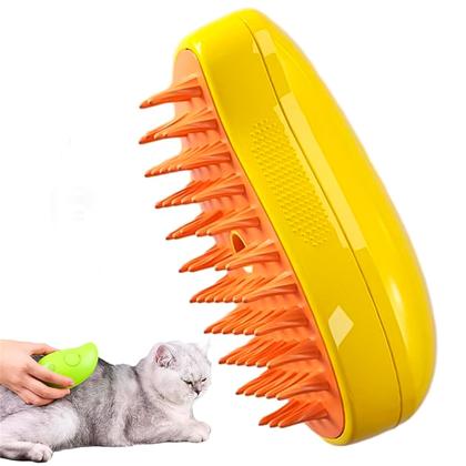 Imagem de Escova Vapor Para Cães E Gatos 3 Em 1 Spray Elétrica