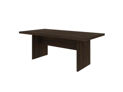 Imagem de Escritório com Mesa para Computador Simples Com Armário Prateleiras Portas Rústico - FdECOR