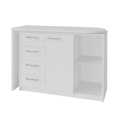 Imagem de Escrivaninha 1 Porta 4 Gavetas 2 Nichos Logan Artany