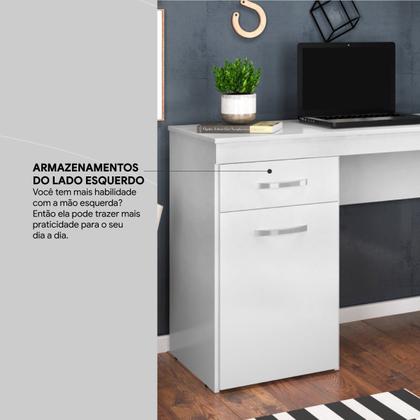 Imagem de Escrivaninha 120cm 1 Porta 1 Gaveta Vitória