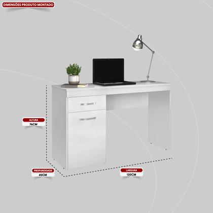 Imagem de Escrivaninha 120cm 1 Porta 1 Gaveta Vitória