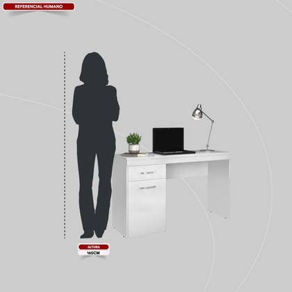 Imagem de Escrivaninha 120cm 1 Porta 1 Gaveta Vitória