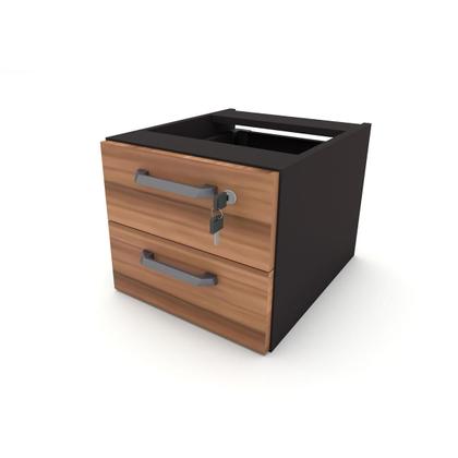 Imagem de Escrivaninha 1,80m x 0,60m e Gaveteiro Suspenso 2 Gavetas F5