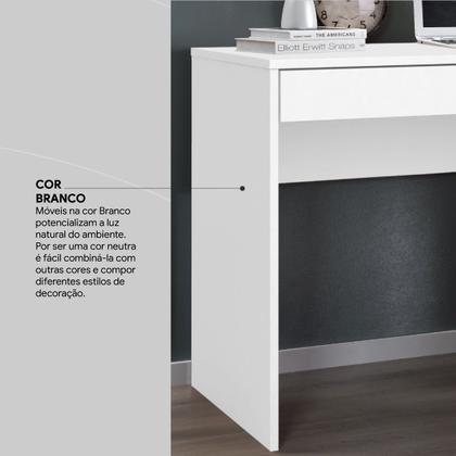 Imagem de Escrivaninha 1Gaveta Facility Quarto e Escritório Branco