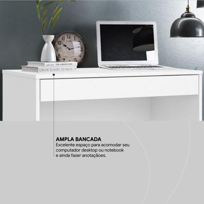 Imagem de Escrivaninha 1Gaveta Facility Quarto e Escritório Branco