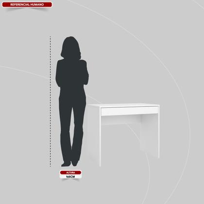 Imagem de Escrivaninha 1Gaveta Facility Quarto e Escritório Branco