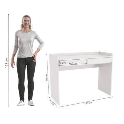 Imagem de Escrivaninha 2 Gavetas Kappesberg Adapt Branco