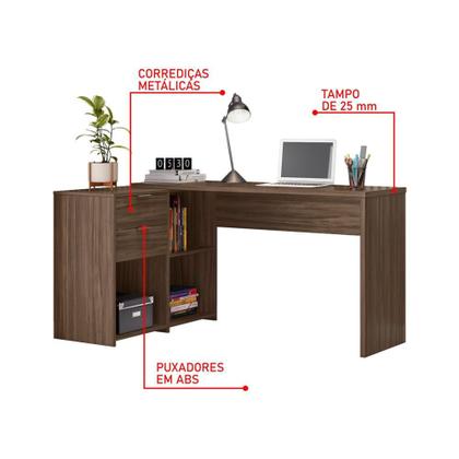 Imagem de Escrivaninha 2 Gavetas NT2060 Notável