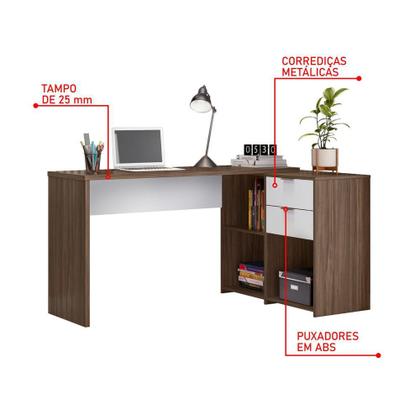 Imagem de Escrivaninha 2 Gavetas NT2060 Notável