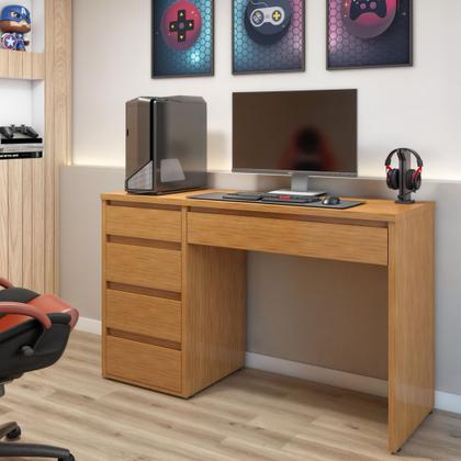 Imagem de Escrivaninha 5 Gavetas 100% MDF Berlim Yescasa