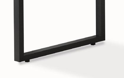 Imagem de escrivaninha aparador quarto 120cm branco com preto