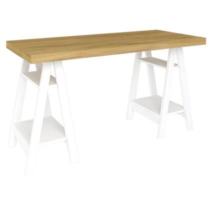 Imagem de Escrivaninha Art II Mesa estilo Cavalete com Prateleiras