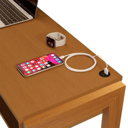 Imagem de Escrivaninha Bancada 6055 1 Gaveta e Tampo com Entrada USB