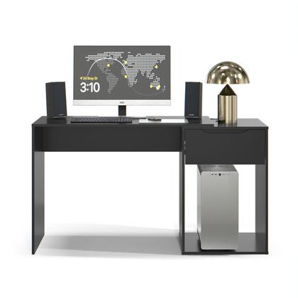 Imagem de Escrivaninha Bancada para Notebook Quarto Mesa de Computador Home Office Estudo Estação de Trabalho com 1 Gaveta Flow