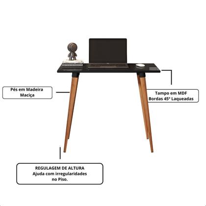 Imagem de Escrivaninha Classic Retrô  Mesa Escritório Mesa Computador