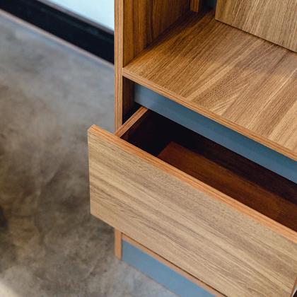 Imagem de Escrivaninha com Armario 1 Porta 1 Gaveta 1 Nicho Office Bélgica