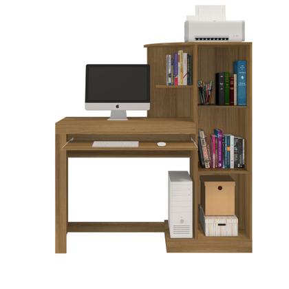 Imagem de Escrivaninha com Armário 1 Porta com Chave Aroeira JCM Movelaria