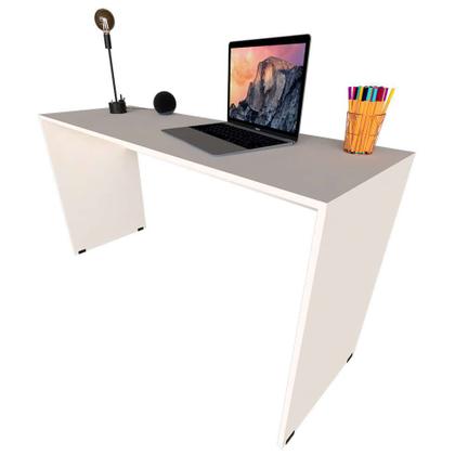 Imagem de Escrivaninha com Estante e Prateleira KitCubos Branca