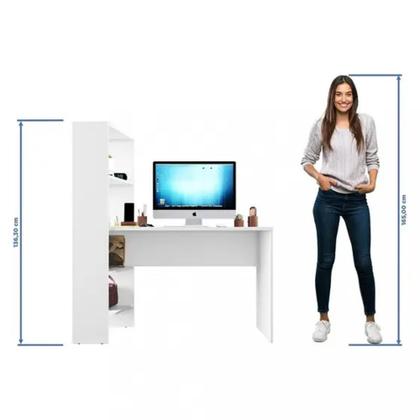 Imagem de Escrivaninha com Estante Office NT 2105 Notável Móveis
