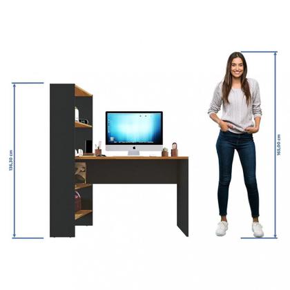 Imagem de Escrivaninha com Estante Office NT 2105 Notável Móveis
